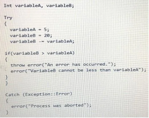MB6-890 question #36 exhibit