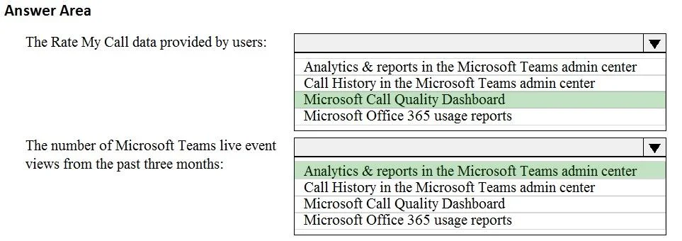 MS-700 question #228 exhibit