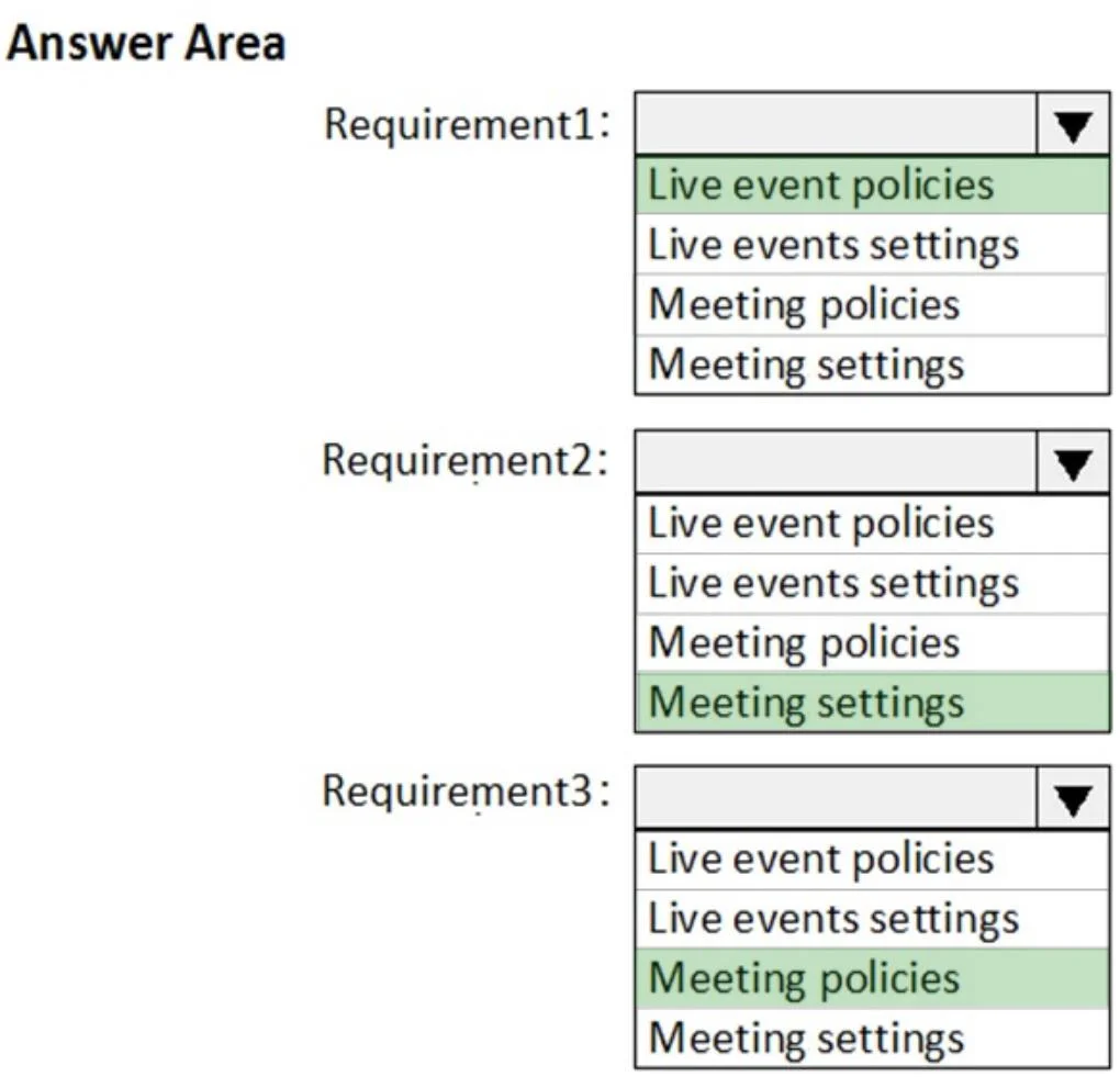 MS-700 question #120 exhibit