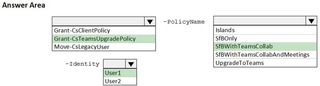 MS-700 question #102 exhibit