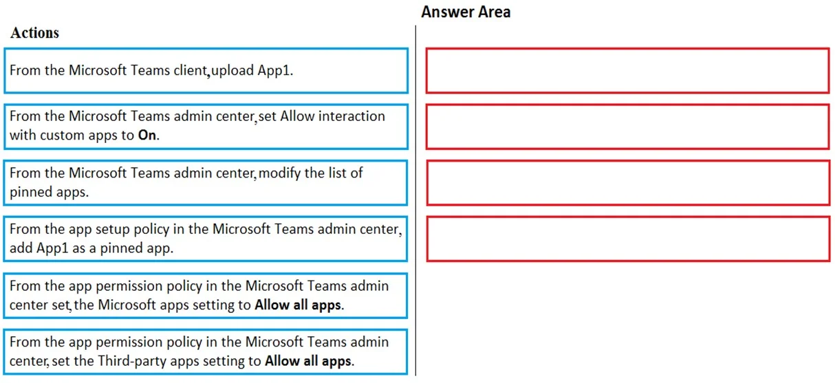 MS-700 question #110 exhibit