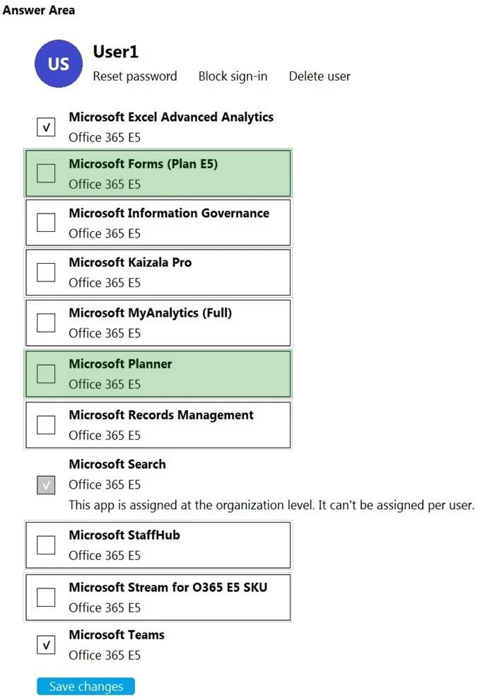 MS-700 question #286 exhibit
