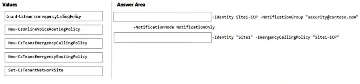 MS-720 question #108 exhibit