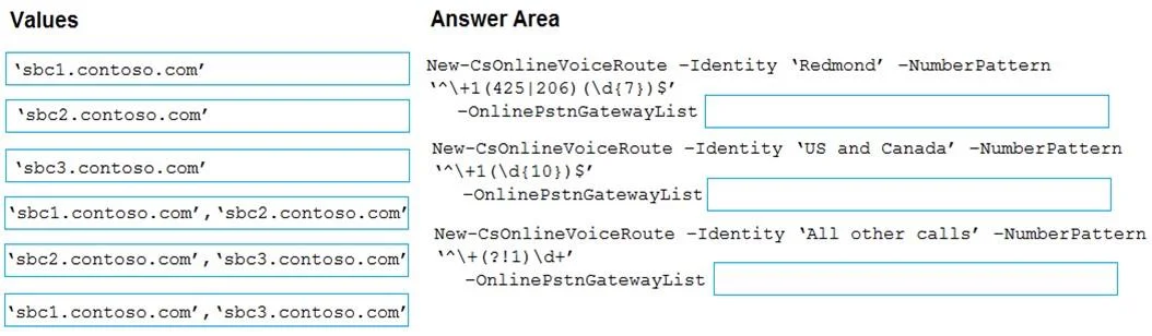 MS-720 question #27 exhibit