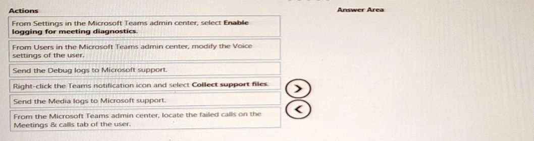 MS-720 question #87 exhibit
