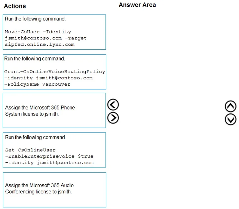 MS-720 question #12 exhibit