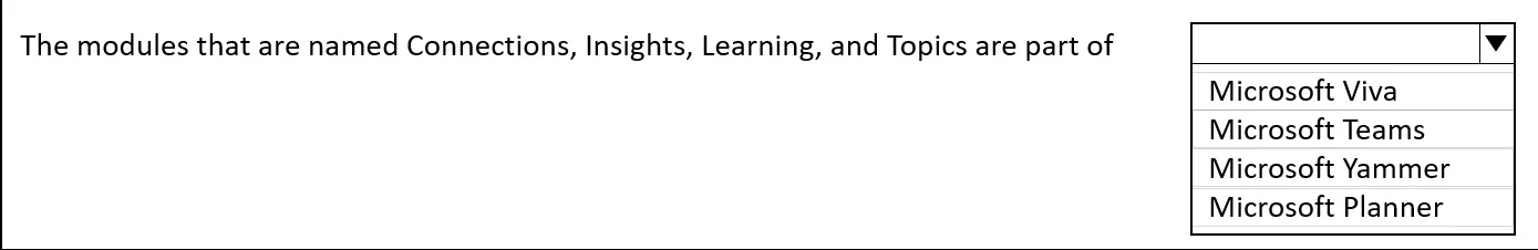 MS-900 question #389 exhibit