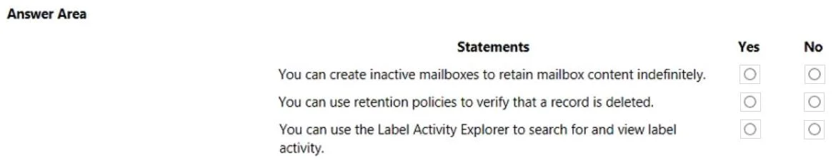 MS-900 question #373 exhibit
