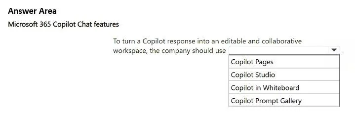 MS-900 question #274 exhibit