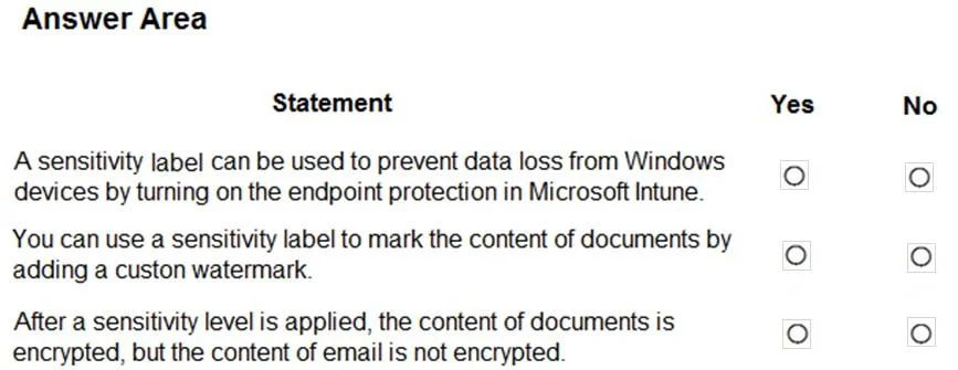 MS-900 question #130 exhibit
