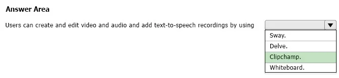 MS-900 question #49 exhibit