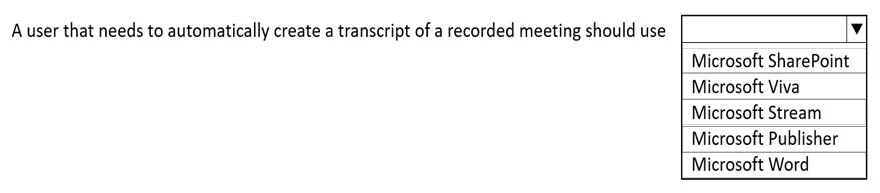 MS-900 question #357 exhibit