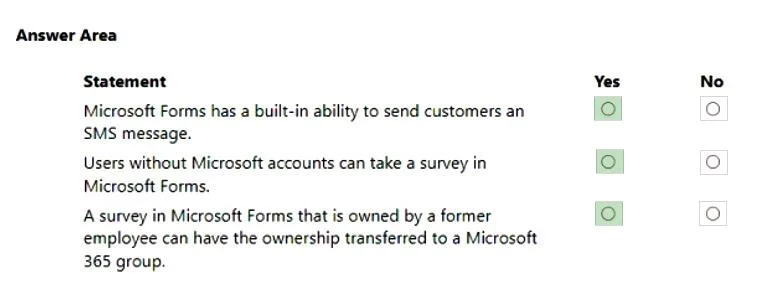 MS-900 question #133 exhibit