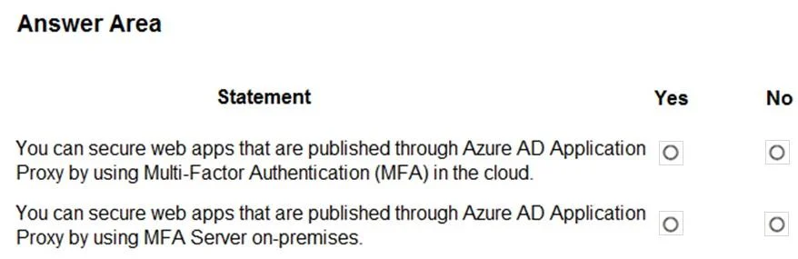 MS-900 question #154 exhibit