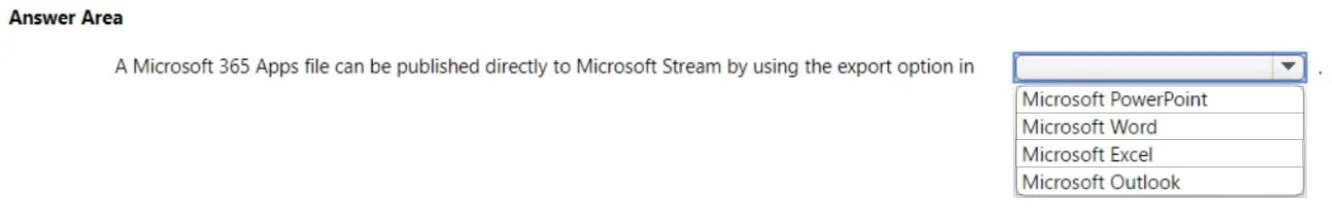 MS-900 question #392 exhibit