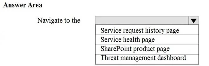 MS-900 question #178 exhibit
