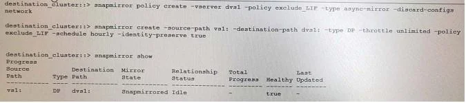 NS0-159 question #103 exhibit
