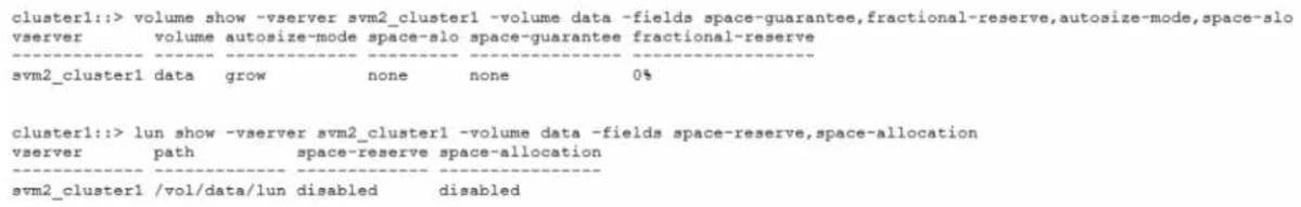 NS0-164 question #206 exhibit
