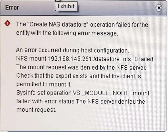 NS0-171 question #101 exhibit