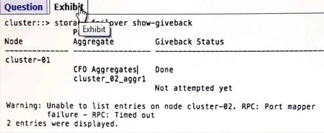 NS0-176 question #116 exhibit