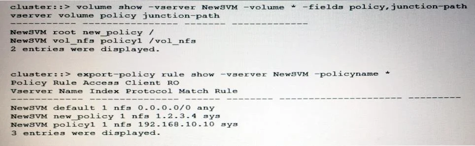 NS0-191 question #31 exhibit