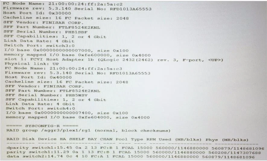 NS0-191 question #26 exhibit 3