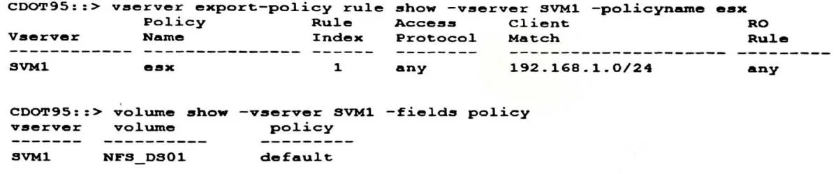 NS0-194 question #96 exhibit