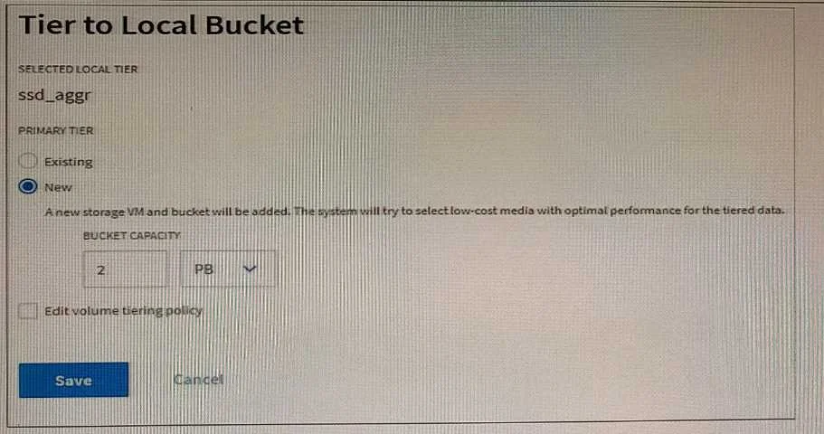 NS0-403 question #38 exhibit