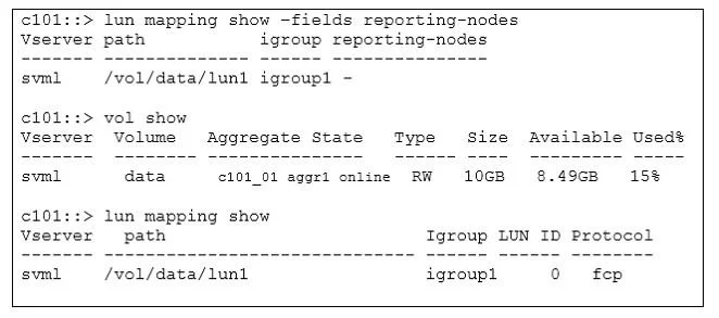 NS0-507 question #49 exhibit