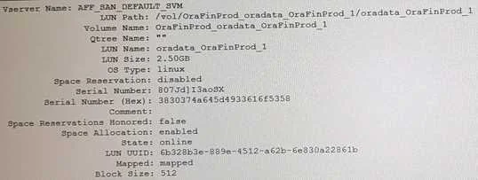 NS0-520 question #118 exhibit