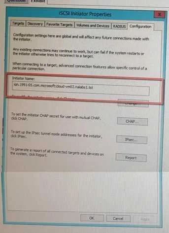 NS0-520 question #100 exhibit