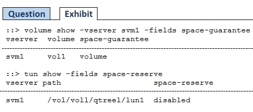 NS0-520 question #34 exhibit