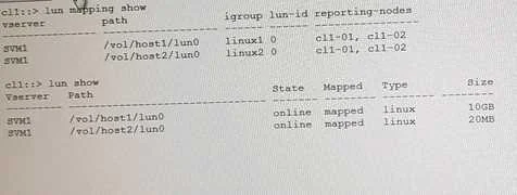 NS0-520 question #114 exhibit