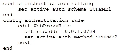 NSE4_FGT-7.0 question #61 exhibit