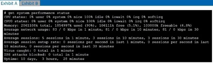 NSE4_FGT-7.0 question #14 exhibit 1