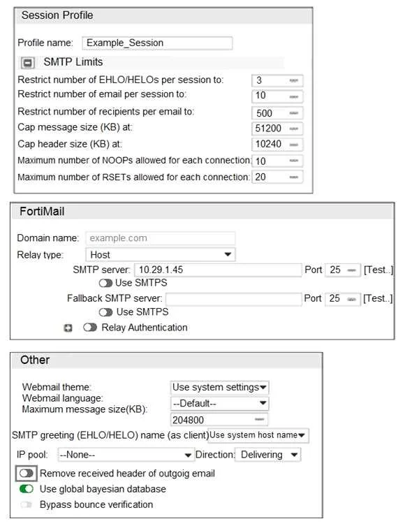 NSE6_FML-6.4 question #52 exhibit