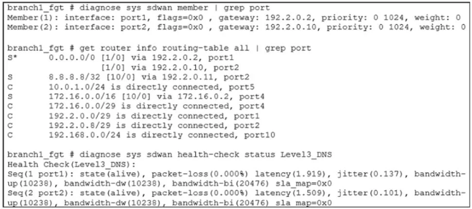 NSE7_SDW-7.2 question #7 exhibit 2