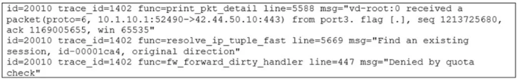 NSE7_SDW-7.2 question #45 exhibit