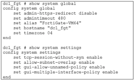 NSE7_SDW-7.2 question #6 exhibit 2