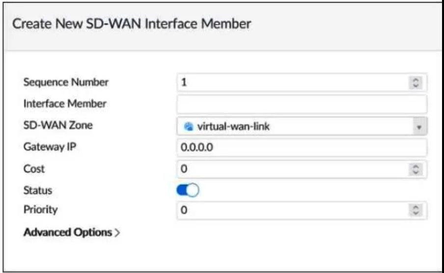 NSE7_SDW-7.2 question #56 exhibit
