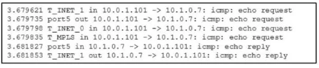 NSE7_SDW-7.2 question #55 exhibit 2