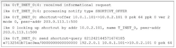 NSE7_SDW-7.2 question #68 exhibit