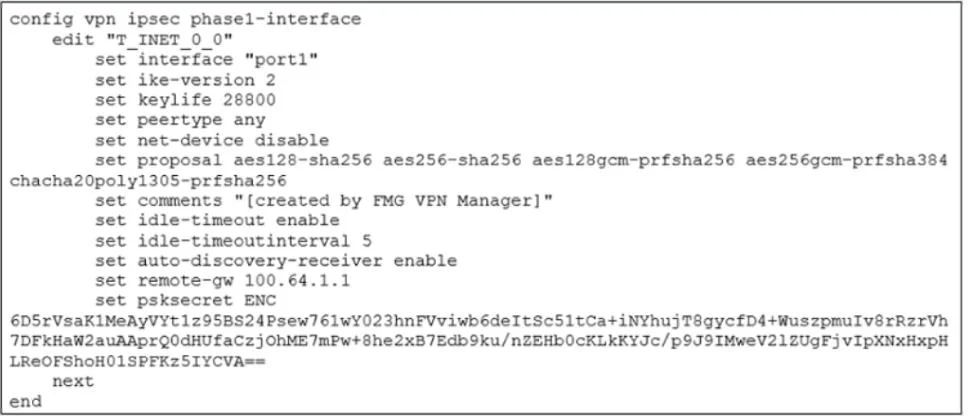 NSE7_SDW-7.2 question #5 exhibit