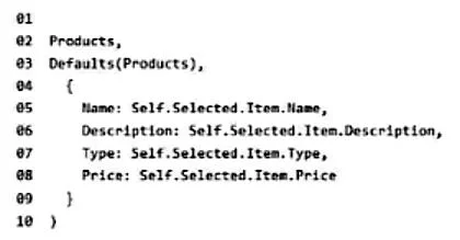 PL-400 question #301 exhibit
