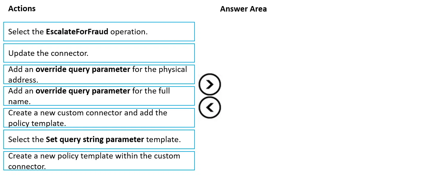 PL-500 question #129 exhibit