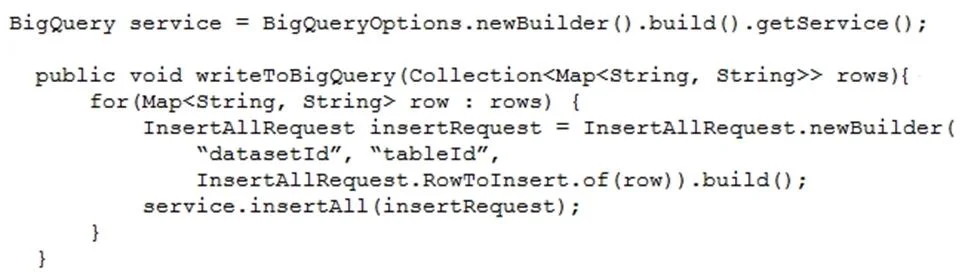 PROFESSIONAL-CLOUD-DEVELOPER question #49 exhibit
