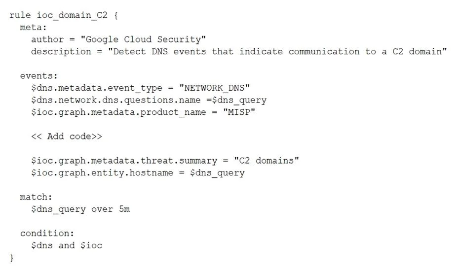 PROFESSIONAL-SECURITY-OPERATIONS-ENGINEER question #103 exhibit