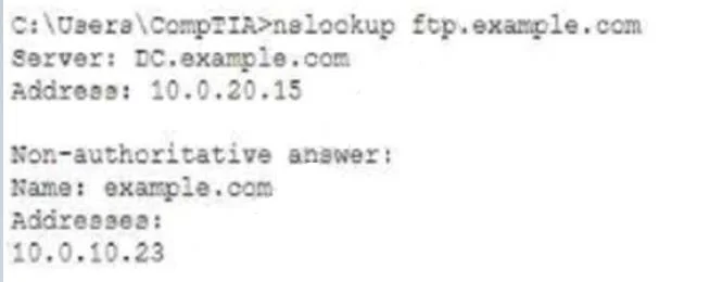 PT0-002 question #571 exhibit 1
