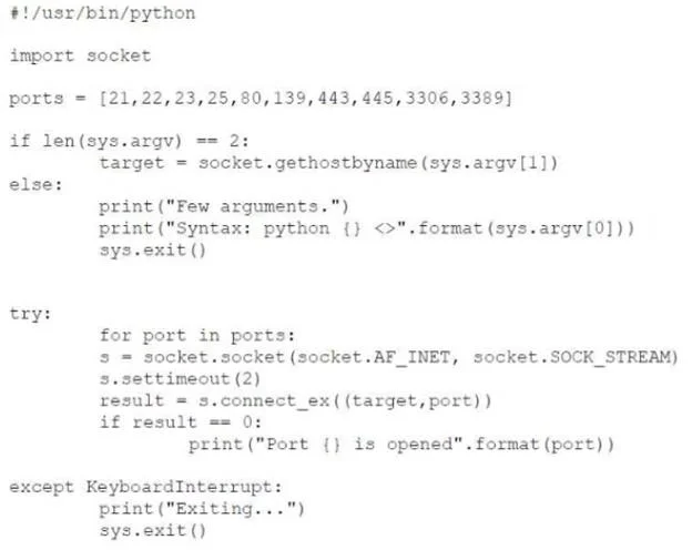 PT0-002 question #293 exhibit 1