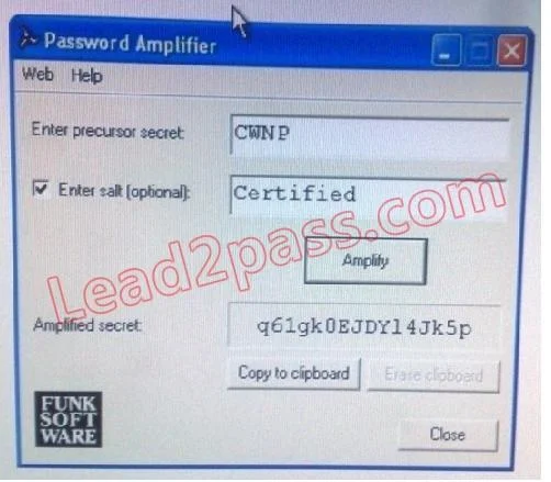 PW0-204 question #32 exhibit